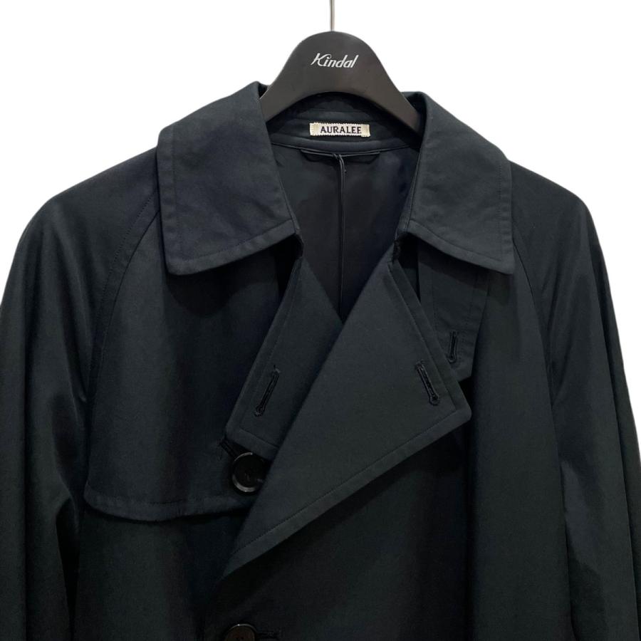 AURALEE オーラリー WASHED FINX SILK CHAMBRAY TRENCH COAT AURALEE オーラリー WASHED FINX SILK CHAMBRAY TRENCH COAT