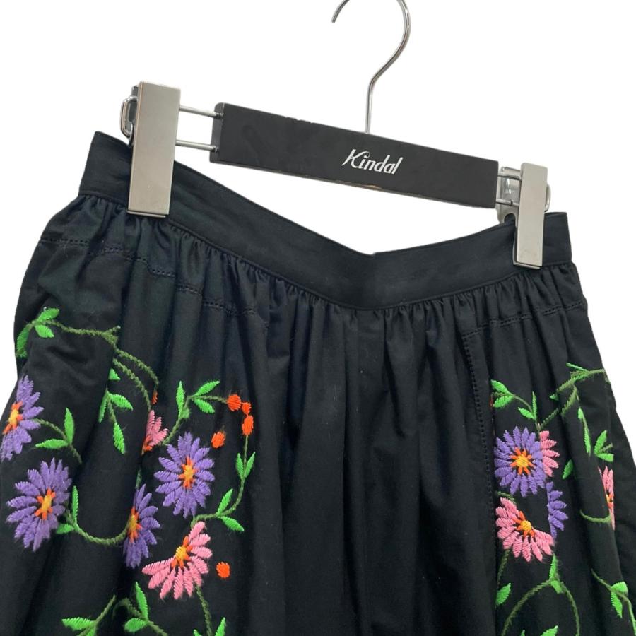 tricot COMME des GARCONS花柄ブラック ワイドパンツ tricot COMME des