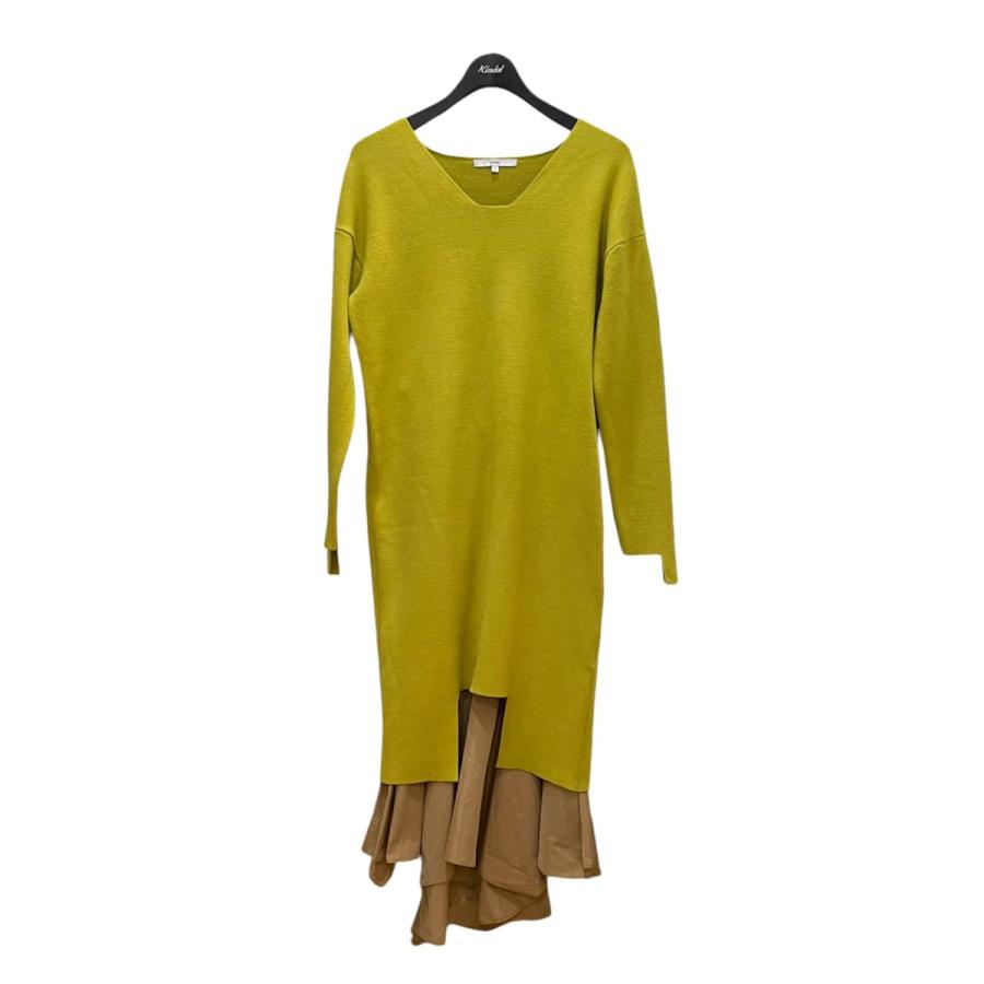 UN3D. アンスリード UN3D． セットアップニットワンピース イエロー  