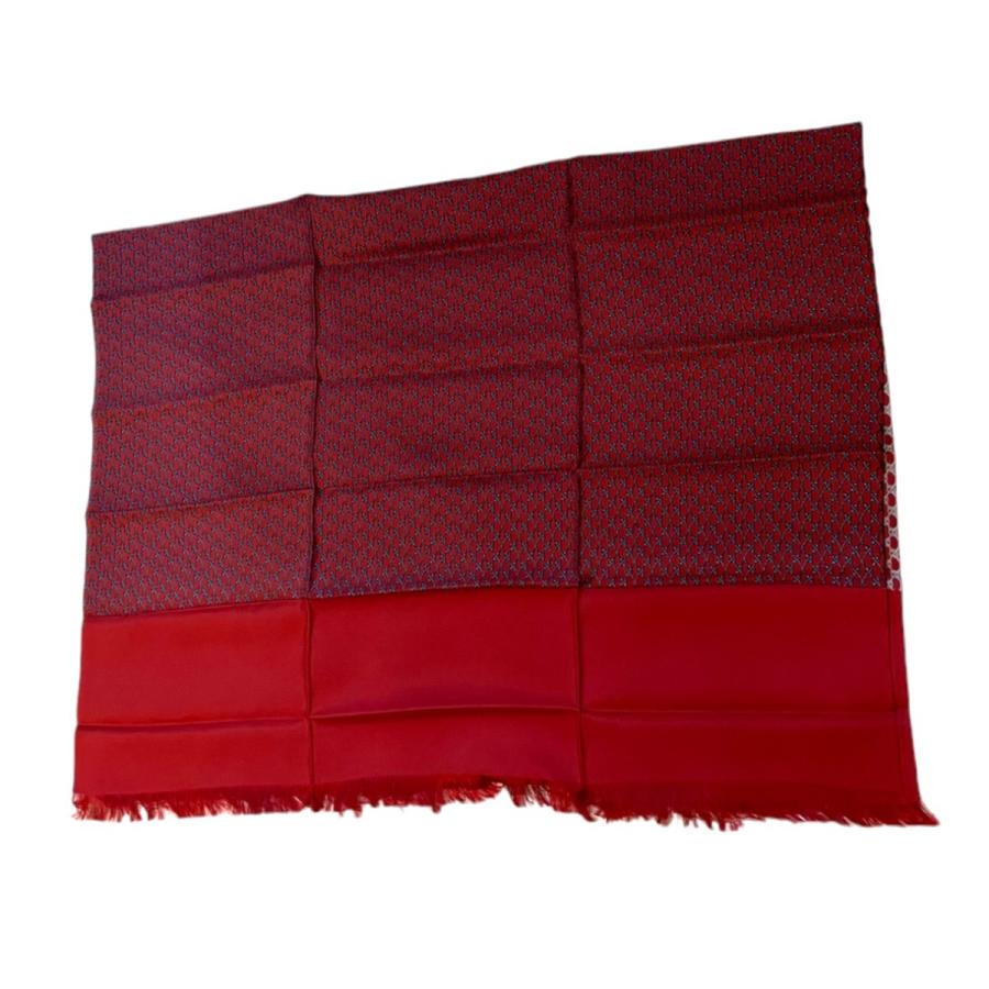 HERMES エルメス 大判シルクスカーフ レッド : カインドオルYahoo!店