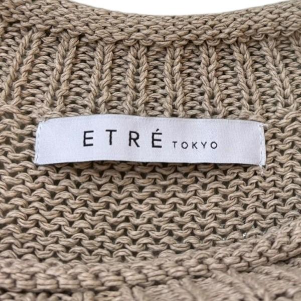 ETRE TOKYO（エトレトウキョウ） ボトルネックローゲージサマーニット