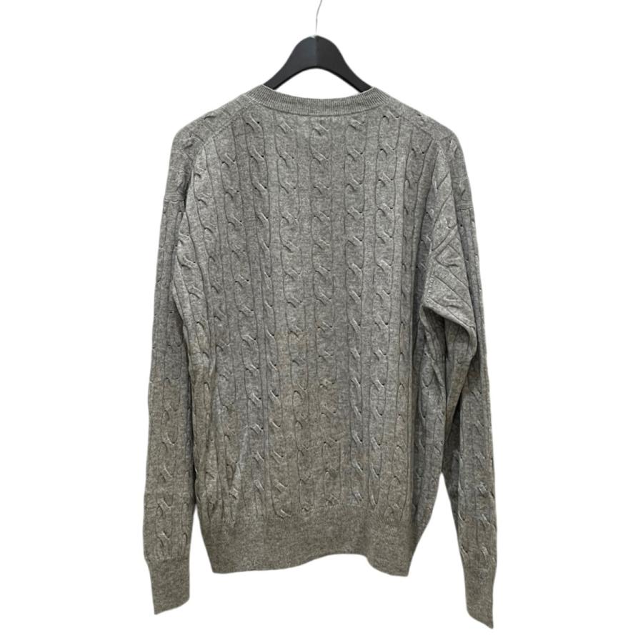 オーラリー AURALEE SUPER FINE CASHMERE SILK CABLE KNIT CARDIGAN 