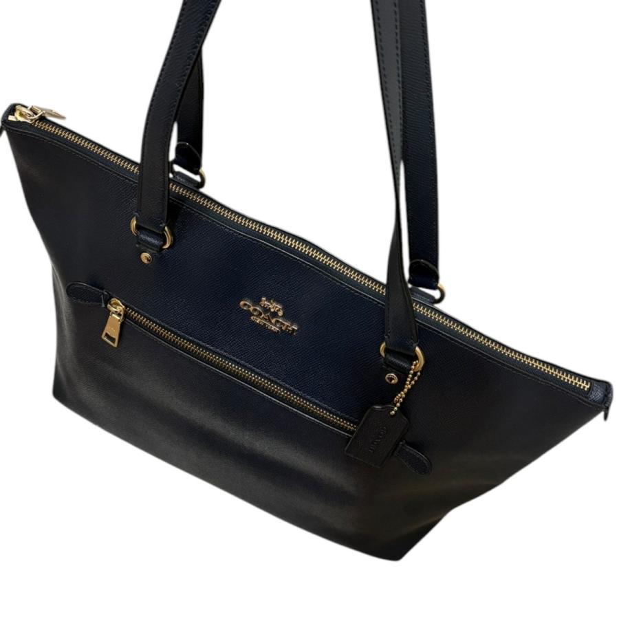 美品 コーチ トートバッグ レザー 肩掛け A4/PC可 ネイビー F79608 COACH（コーチ） トートバッグ F79608 ネイビー : カインドオルYahoo