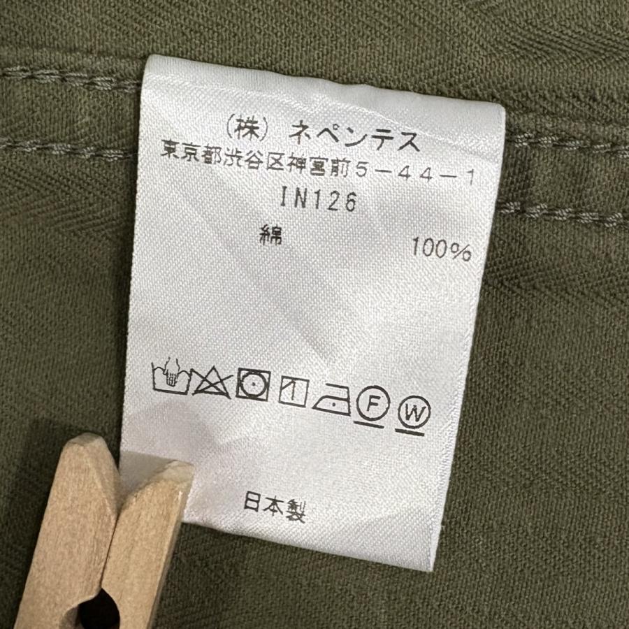 Needles ニードルス D．N． Coverall Cotton Herringbone