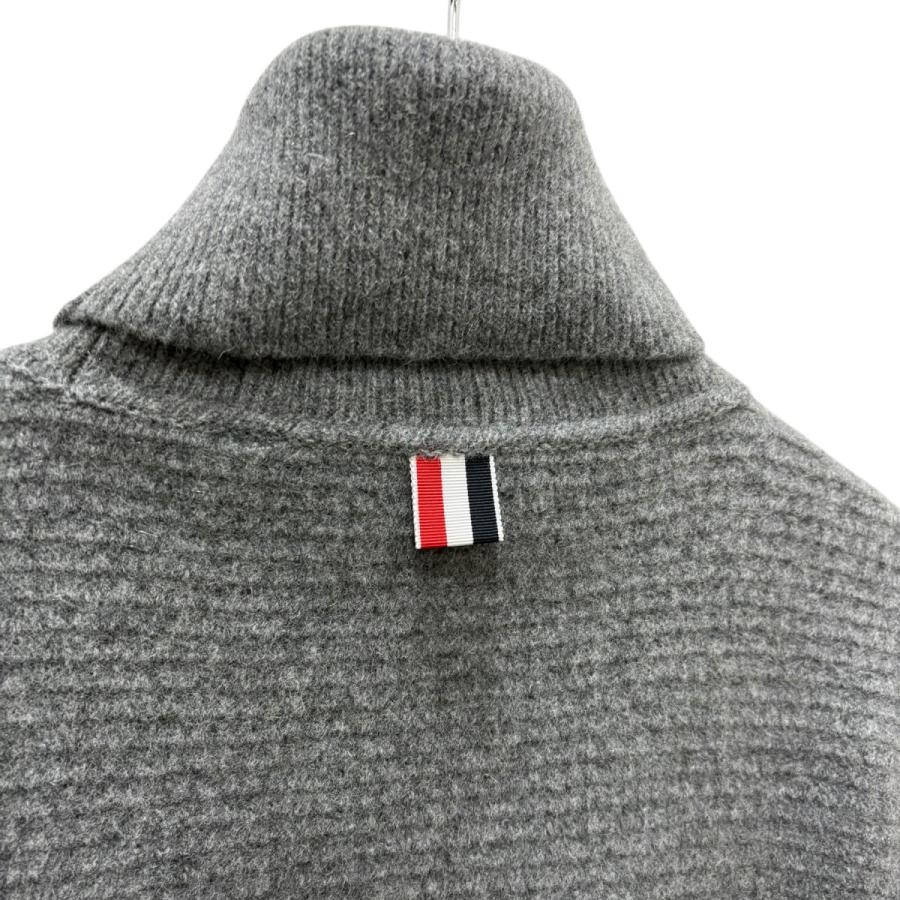 トム・ブラウン Thom Browne ウールカシミヤ4BARタートルニット FKA278A-05812035 グレー サイズ：1/ITA40/Sの画像