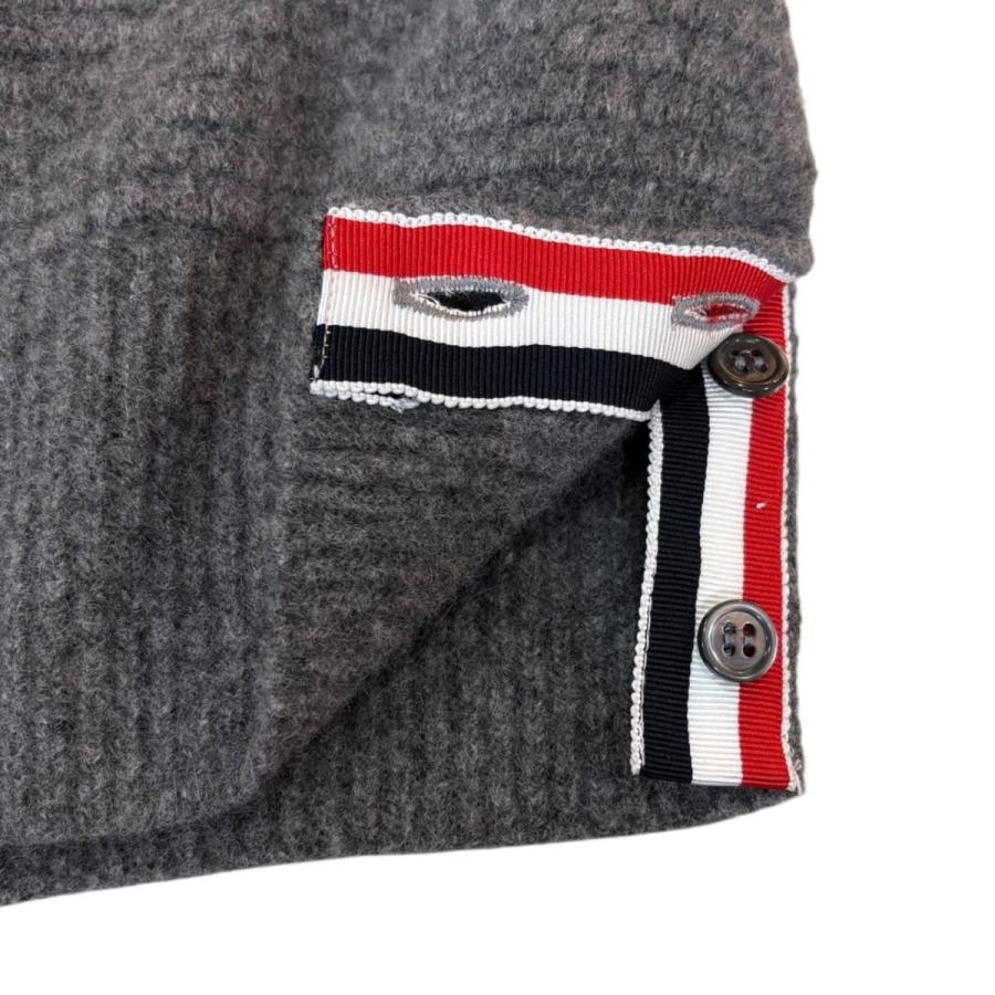 トム・ブラウン Thom Browne ウールカシミヤ4BARタートルニット FKA278A-05812035 グレー サイズ：1/ITA40/Sの画像