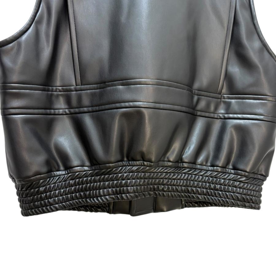 HYKE（ハイク） 【値下げ】HYKE 2024AW FAUX-LEATHER VEST 17460 