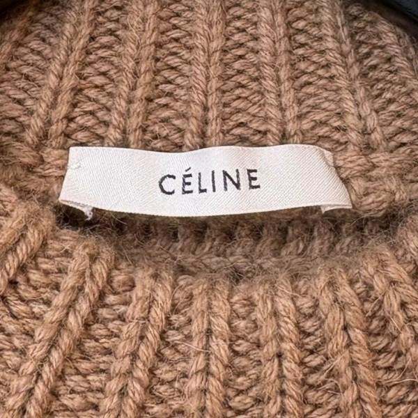 CELINE（セリーヌ） フィービー期 キャメルニットベスト 2 3GE4／055C 