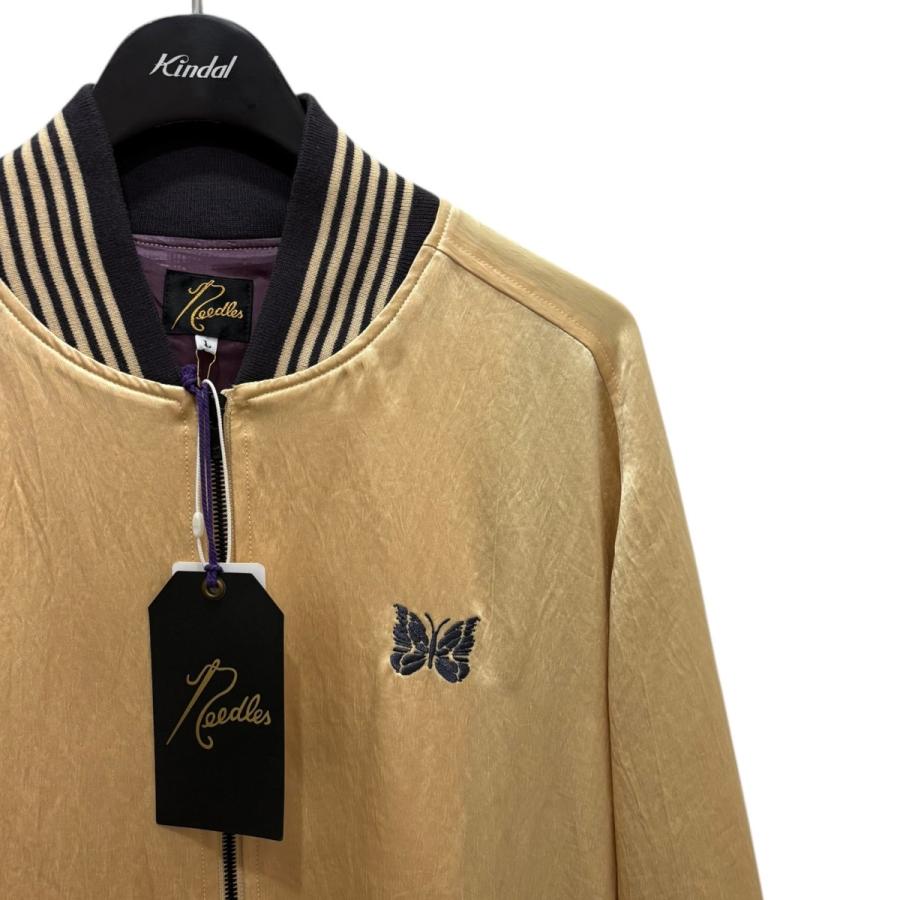 Needles ニードルス サテン ジップアップ バックワッペン スカジャン Needles ニードルス サテン ジップアップ バックワッペン スカジャン