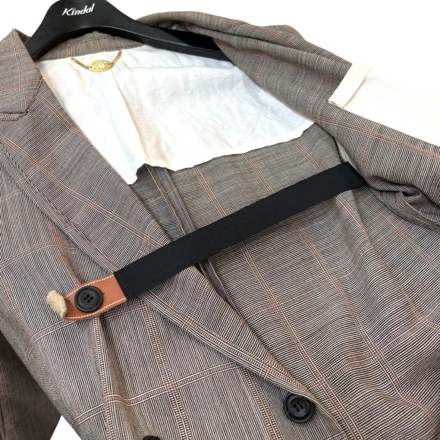 SUNSEA（サンシー） チェックダブルジャケット ANCIENT CHECK DOUBLE