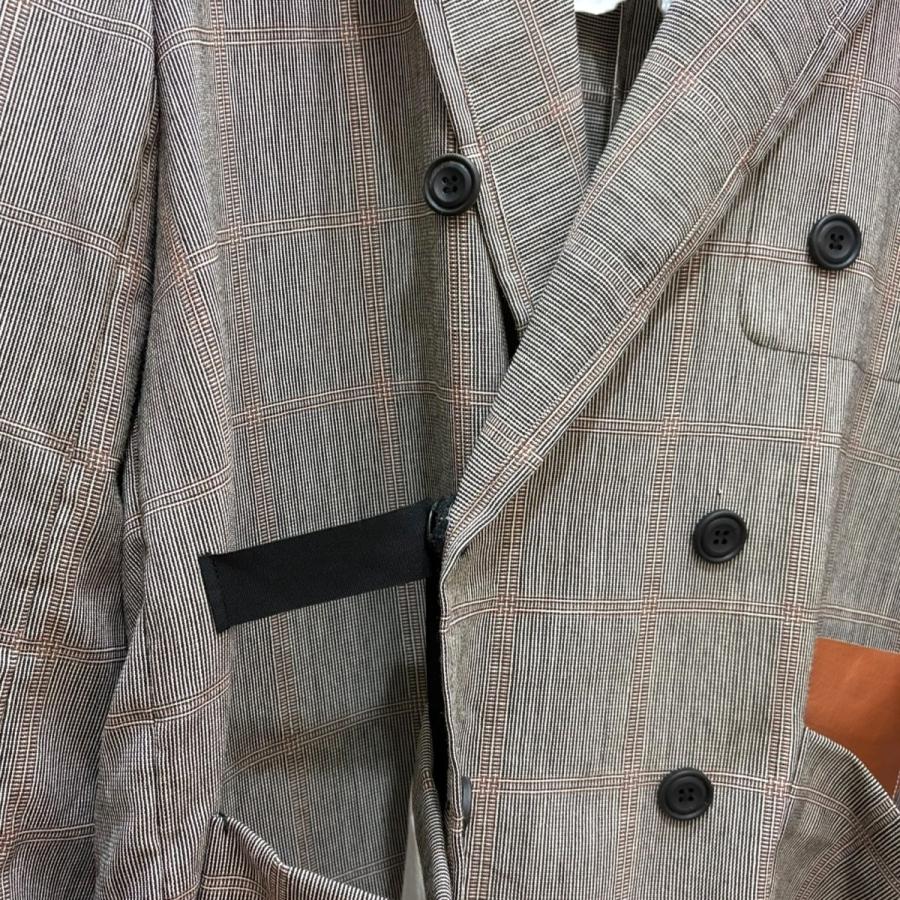 SUNSEA（サンシー） チェックダブルジャケット ANCIENT CHECK DOUBLE