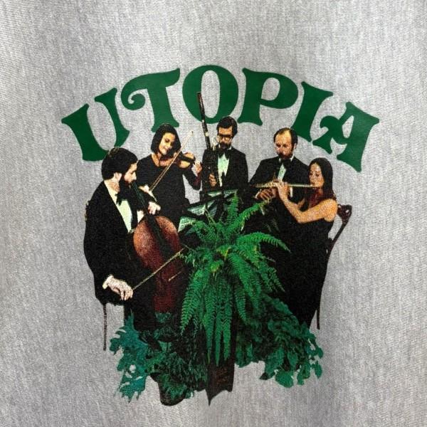 ヴォヤージュユートピア Voyage Utopia UTOPIAスウェット 杢グレー 