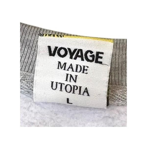 ヴォヤージュユートピア Voyage Utopia UTOPIAスウェット 杢グレー 