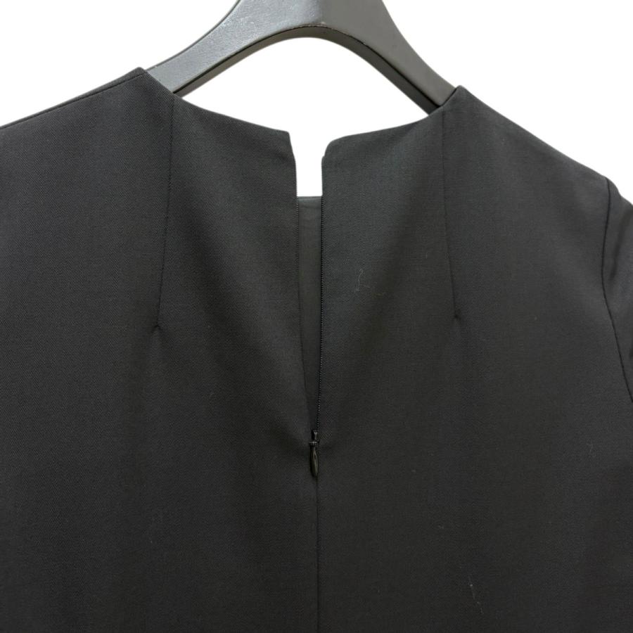 メゾンマルジェラ Maison Margiela シフォンプリーツ切替ワンピ S51CT0815 S47439 ブラックｘネイビー サイズ：36_2