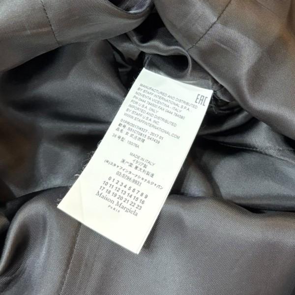 メゾンマルジェラ Maison Margiela シフォンプリーツ切替ワンピ S51CT0815 S47439 ブラックｘネイビー サイズ：36_6