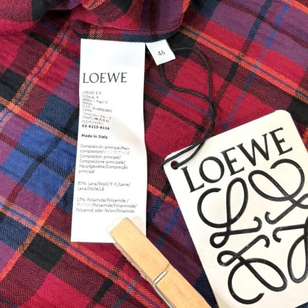 LOEWE（ロエベ） クレイジーパターンチェックシャツ H526Y06W33 マルチ