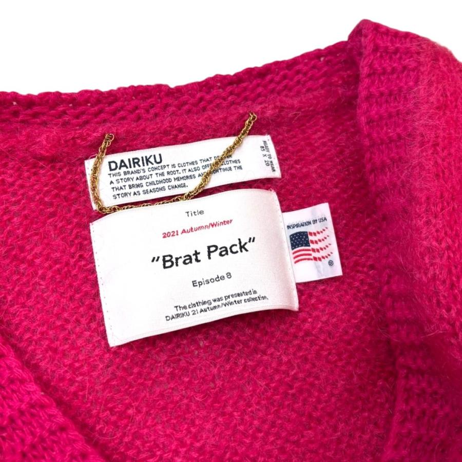 DAIRIKU（ダイリク） モヘヤVネックニット molly V-neck Mohair Knit