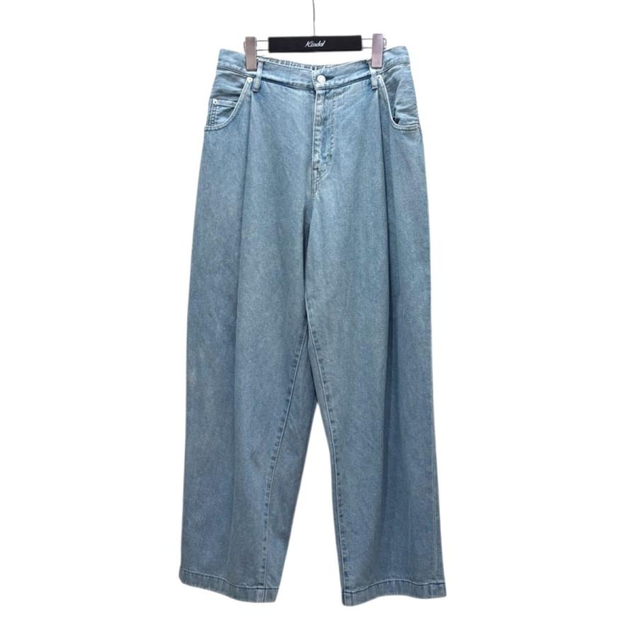 【NEON SIGN】Wide Denim Slacks NEON SIGN（ネオンサイン） NEON SIGN Wide denim slacks “Used