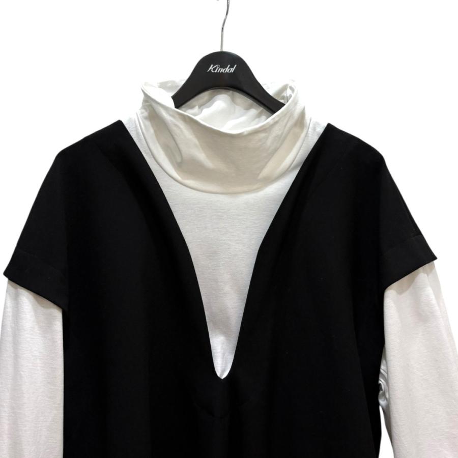 ENFOLD 24SS ROUND-HEM PULLOVER プル オーバー 黒 ENFOLD 