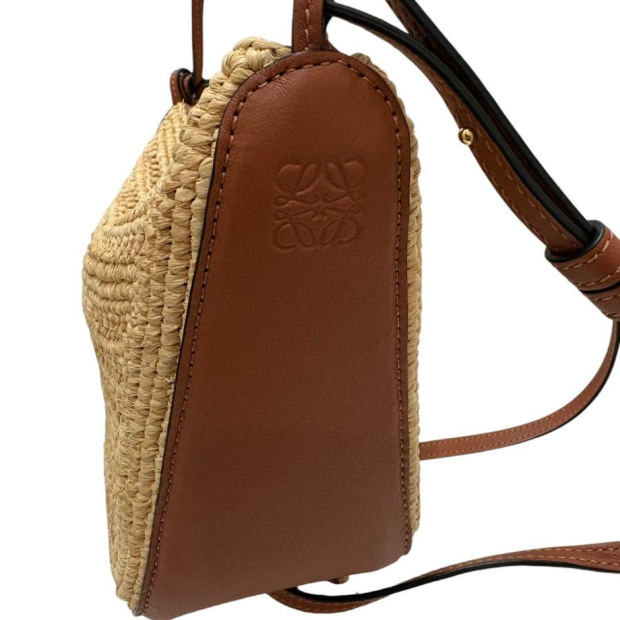 ロエベ LOEWE ハンモックホーボーミニバッグ A538G13X09 ベージュの画像