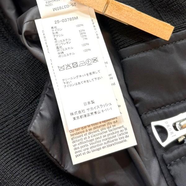 sacai（サカイ） sacai 2025 Nylon Twill Blouson ナイロンツイル