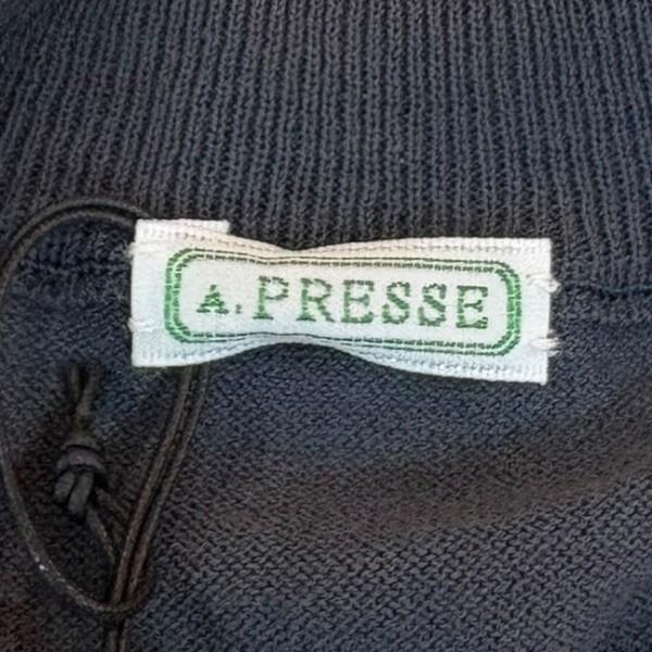 アプレッセ A．PRESSE High Twisted Cotton S S T-Shirt 25SAP-03-05K　ニットＴ グレー サイズ：2の画像