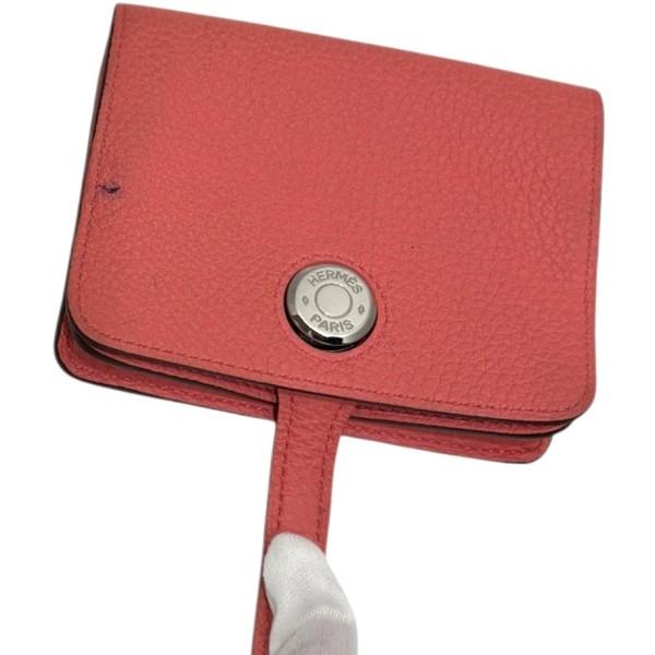エルメス HERMES ドゴン ケース付き ピンク HERMES（エルメス） ドゴン コイン・カードケース ピンク