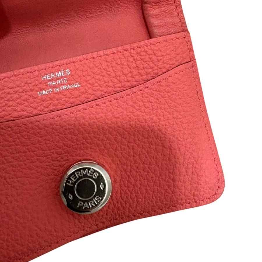 HERMES（エルメス） ドゴン コイン・カードケース ピンク