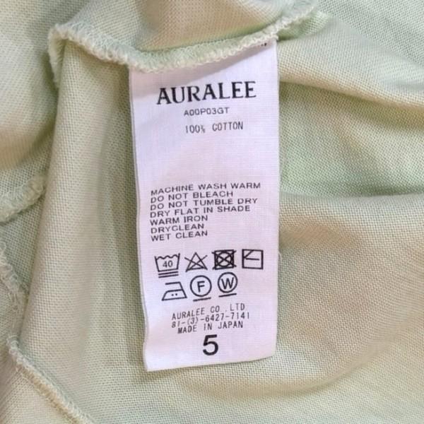 AURALEE（オーラリー） AURALEE 24AW LUSTER PLAITING HI NECK L S TEE