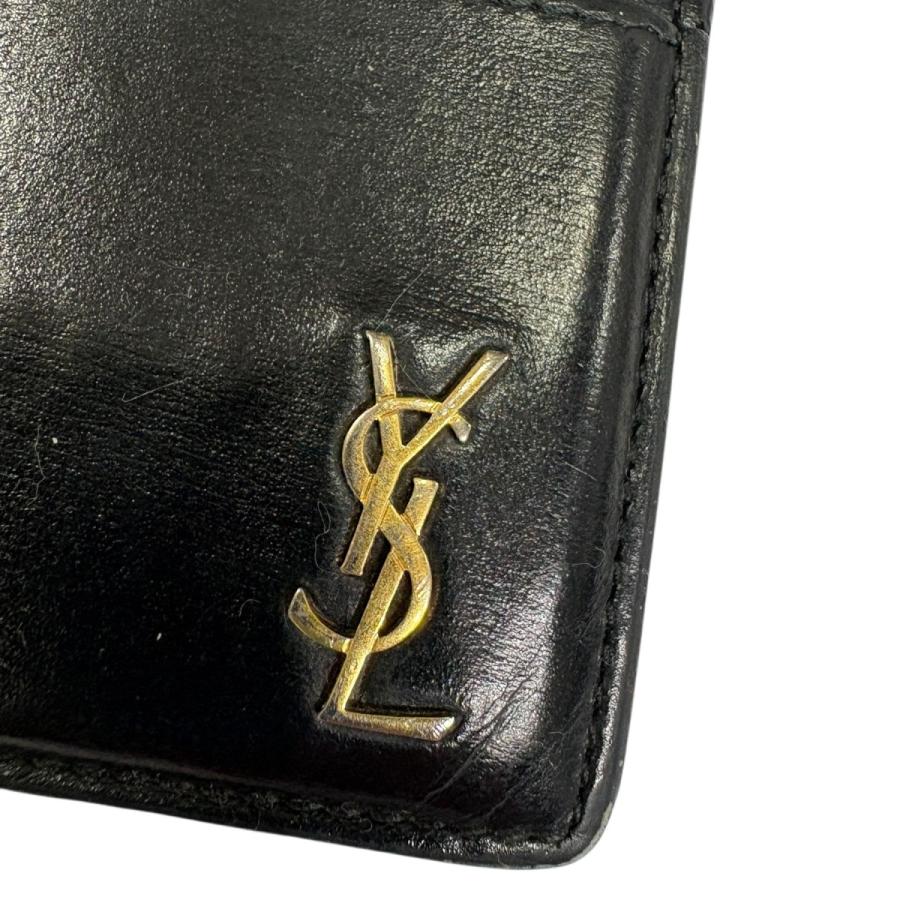【値下げ】サンローラン SAINTLAURENT ケース　ブラック サンローランパリ Saint Laurent Paris タイニーカサンドラカード