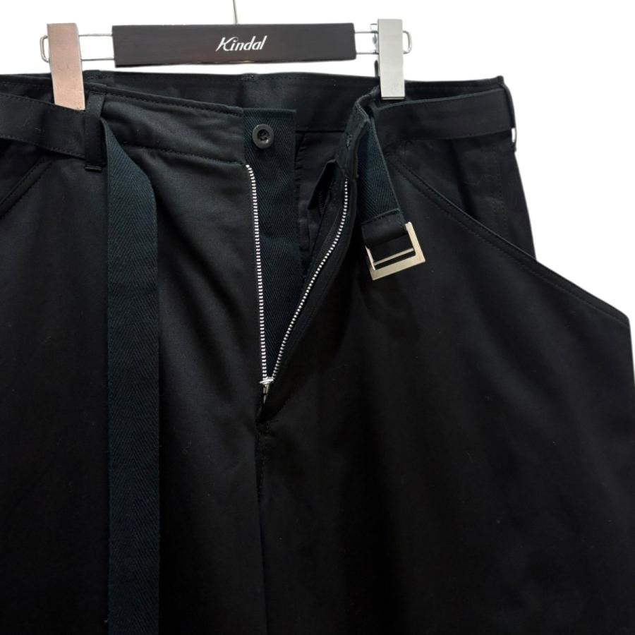 sacai（サカイ） sacai 25SS Cotton Chino Pants 25-03604M ブラック