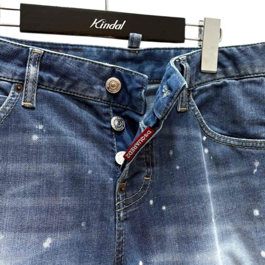 DSQUARED2 COOL GIRL CROPPED JEAN 38 ブルー DSQUARED2（ディースクエアード） DSQUARED2 Cool Girl Cropped jean