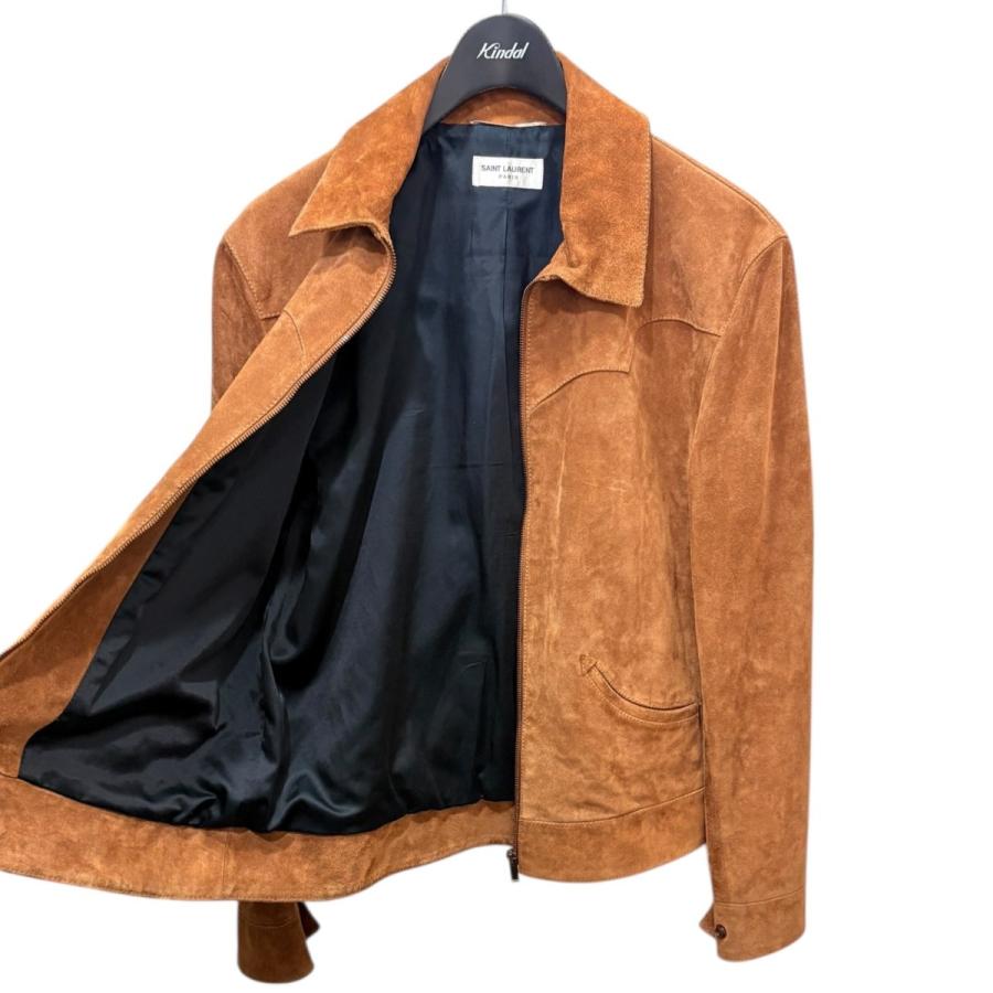 Saint Laurent Paris スウェードウエスタンジャケット レザー