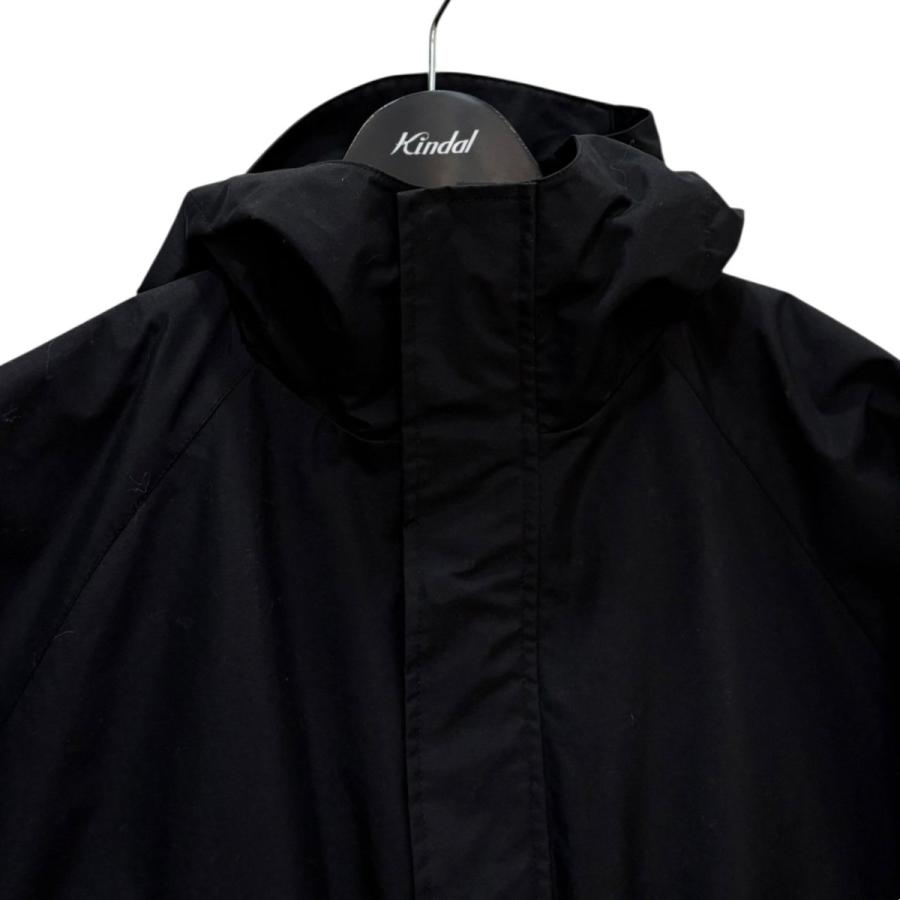 Deuxieme Classe黒いフード付きジャケット WASHED FULL ZIP ブルゾン（ナイロンジャケット）｜Deuxieme Classe