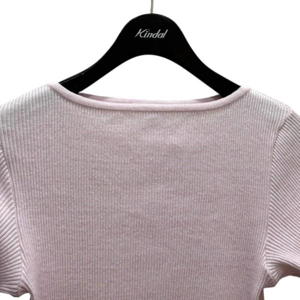 AURALEE / オーラリー | × Ron Herman / Giza Boat Neck Pullover カットソー | 0 | ピンク | レディース AURALEE - AURALEE / オーラリー | × Ron Herman / Giza Boat Neck