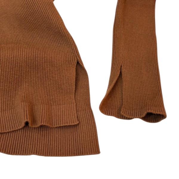 AURALEE / オーラリー | 2023AW | GIZA HIGH GAUGE RIB KNIT PULLOVER / リブ ニット | 1 | ブラック | レディース ADAM ET ROPÉ FEMME(アダム エ ロペ ファム) / 【AURALEE(オーラリー