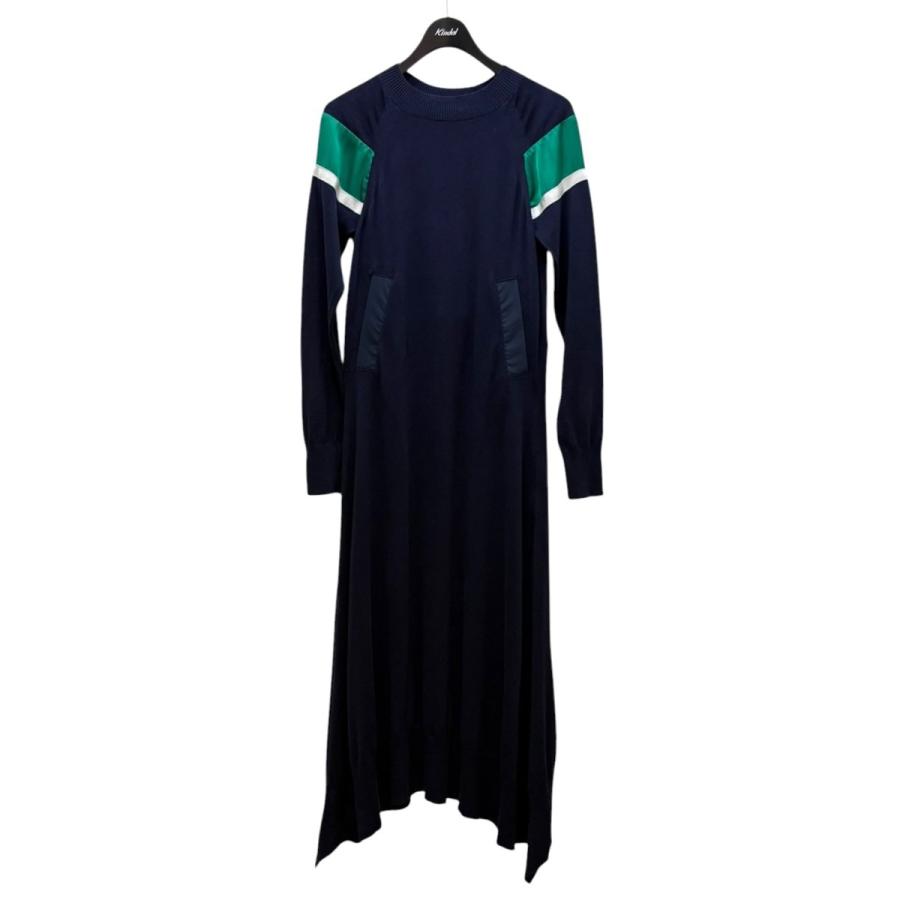 sacai（サカイ） ドッキングワンピース 22-05920 ネイビー サイズ：3