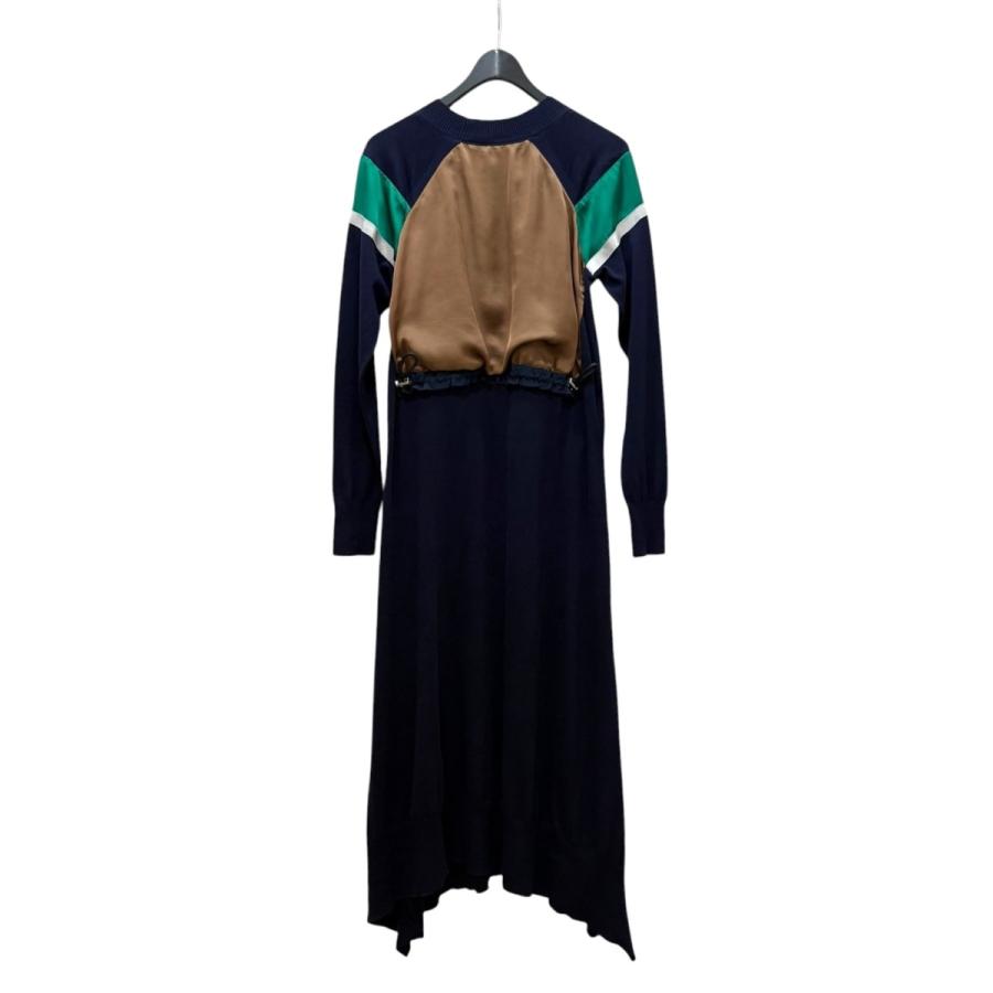 sacai（サカイ） ドッキングワンピース 22-05920 ネイビー サイズ：3