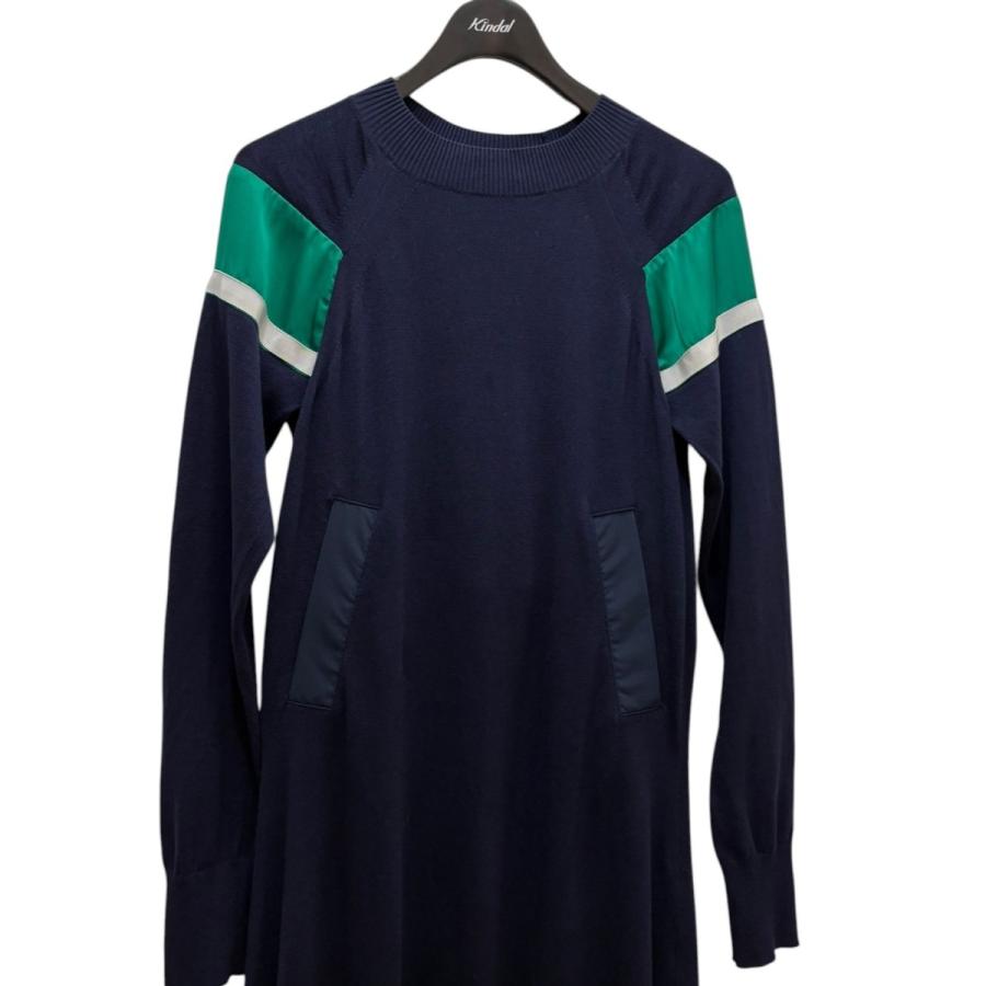sacai（サカイ） ドッキングワンピース 22-05920 ネイビー サイズ：3