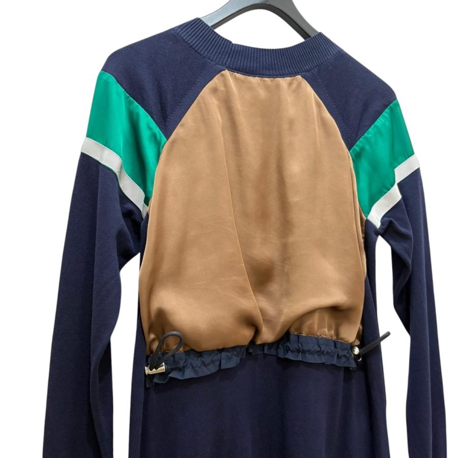 sacai（サカイ） ドッキングワンピース 22-05920 ネイビー サイズ：3