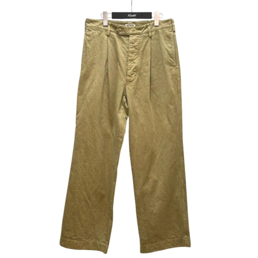 AURALEE（オーラリー） AURALEE PRODUCT DYED FINX CHINO ONE-TUCK
