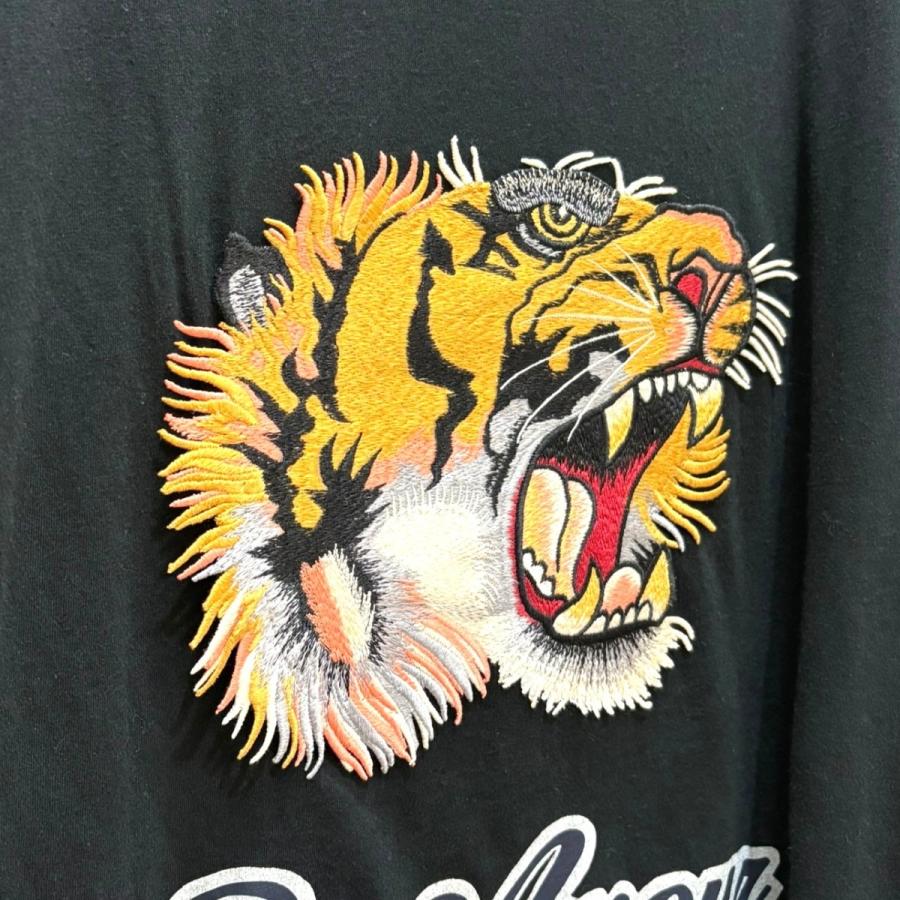 GUCCI（グッチ） GUCCI TIGER 刺繍T 430813 X5M72 ブラック サイズ