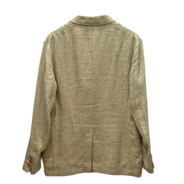 美品✨CABaN メランジリネン ダブルブレストジャケット　ベージュ　S CABaN（キャバン） メランジリネン ダブルブレストジャケット 59-07-01