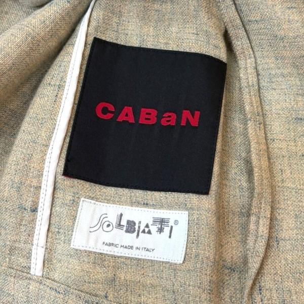 CABaN（キャバン） メランジリネン ダブルブレストジャケット 59-07-01