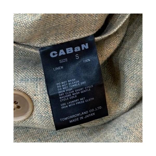 CABaN（キャバン） メランジリネン ダブルブレストジャケット 59-07-01