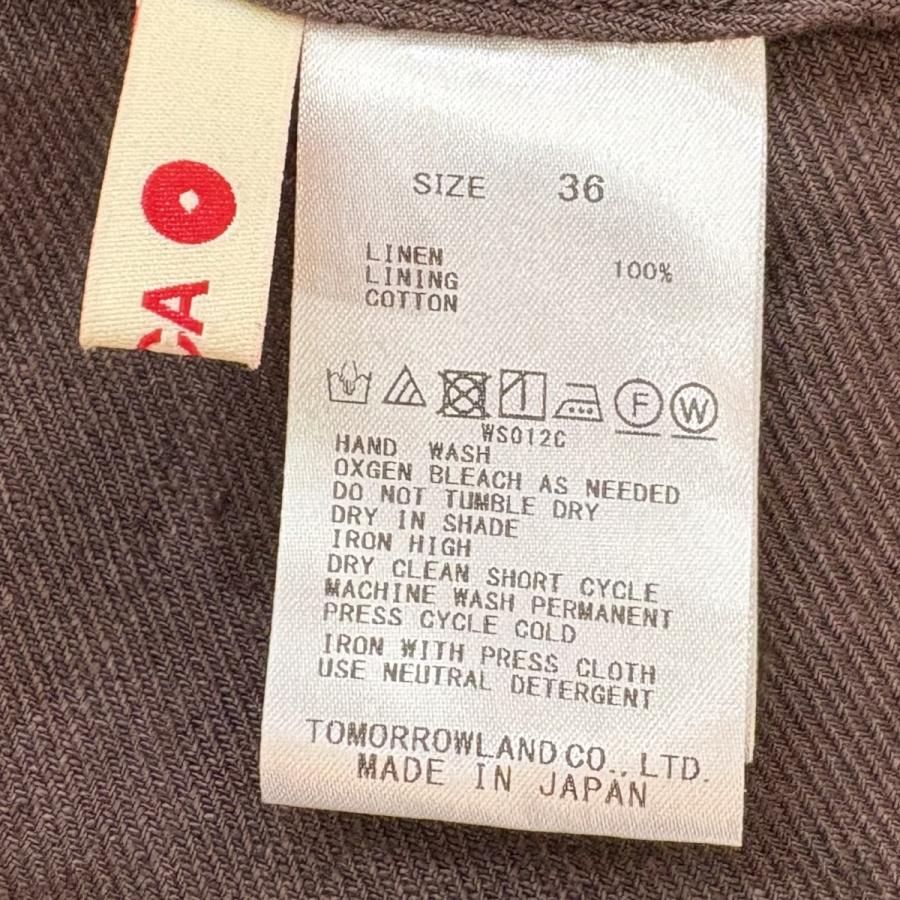 BACCA（バッカ） リネンツイル バッククロスタンクトップ 35-01-52