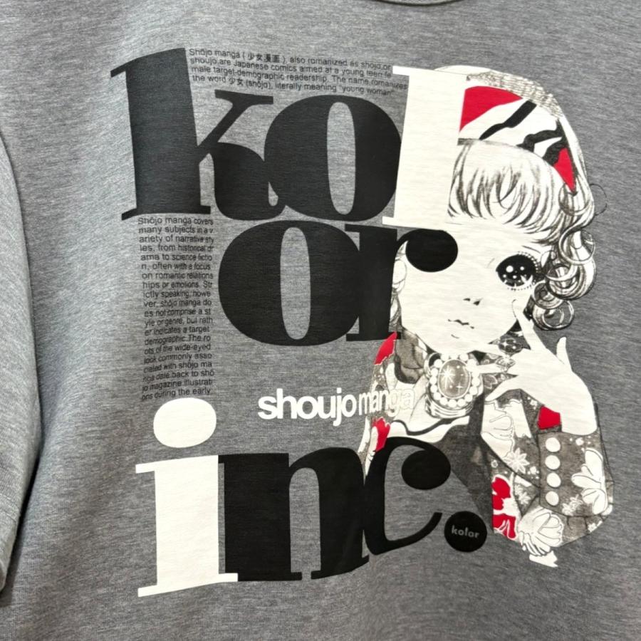 Color（カラー） KOLOR 少女漫画Tシャツ Shoujo manga T 22SCL-T05208