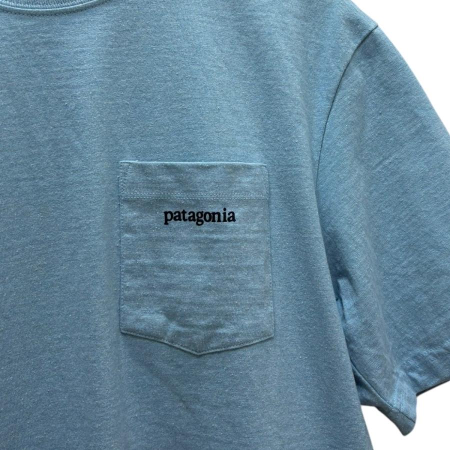 patagonia(パタゴニア)19AW クラシック patagonia（パタゴニア） ポケットT 38441SP19 サックスブルー サイズ