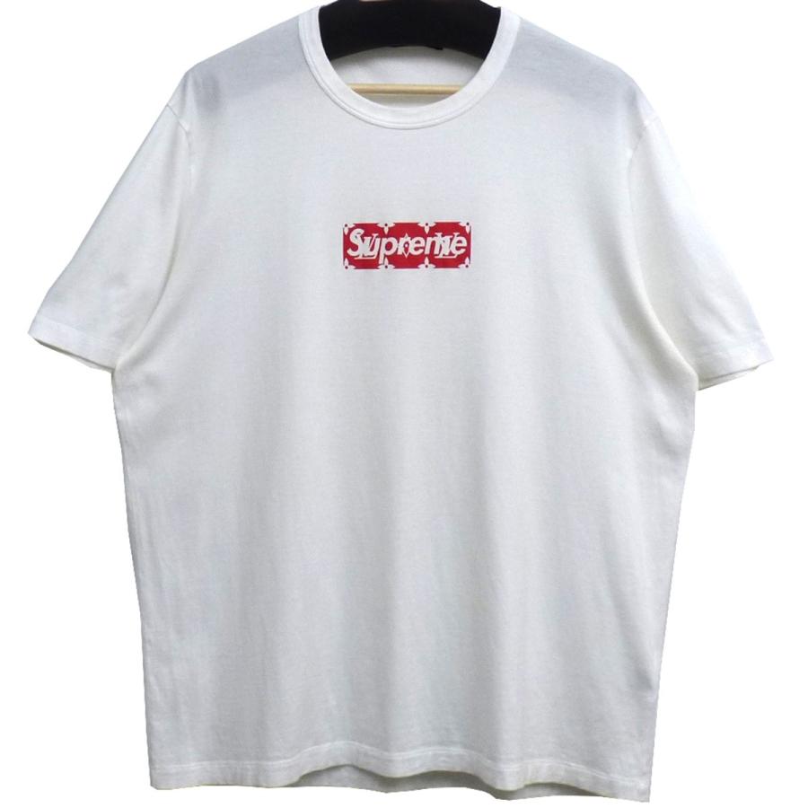 Supreme Louis Vuitton 17aw Lv Box Logo Teeボックスロゴtシャツ ホワイト サイズ Xl 下北沢店 210 ブランド古着カインドオル 通販 Yahoo ショッピング