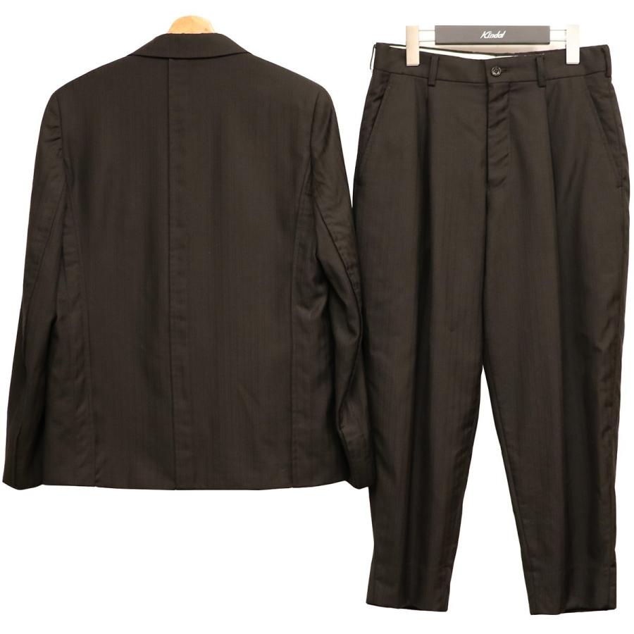 流行に awストライプジャケット タックテーパードスラックス Deux Homme Garcons Des Comme Mens St コムデギャルソンオムドゥ セットアップ サイズ X ブラック スーツ フォーマル Www Hardtimegear Com